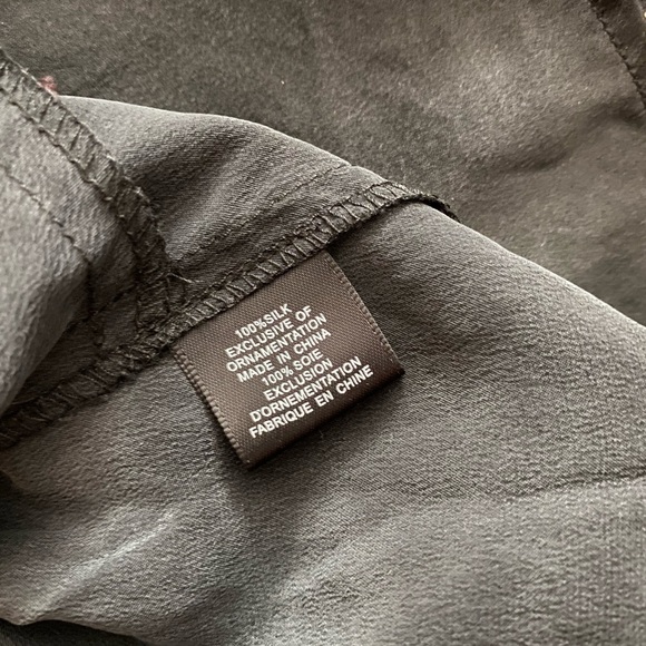 Dolce Vita Black Silk Skirt - Picture 3 of 3